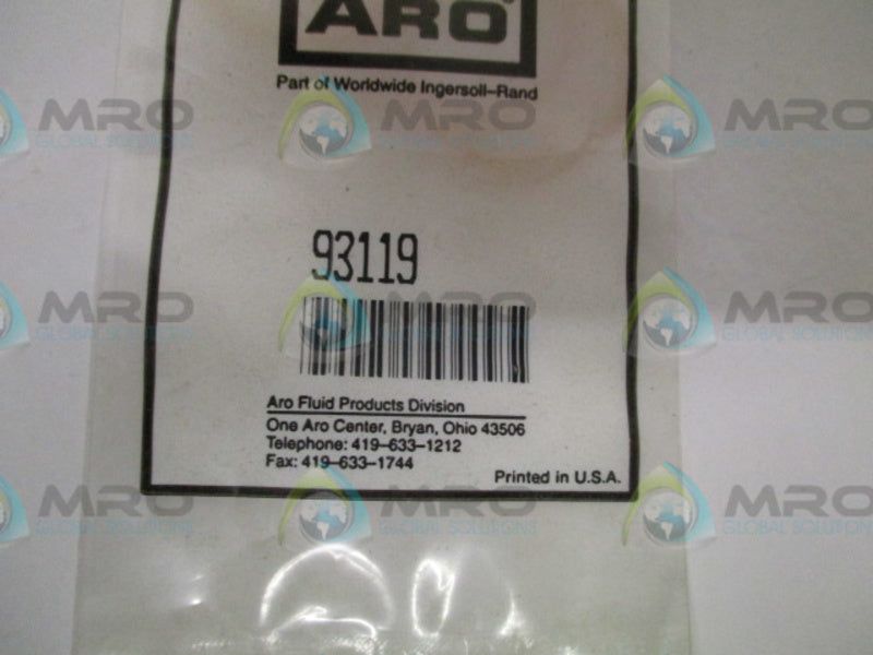ARO 93119 CLEAR O-RING (PKG OF 4) * NEW IN FACTORY BAG *