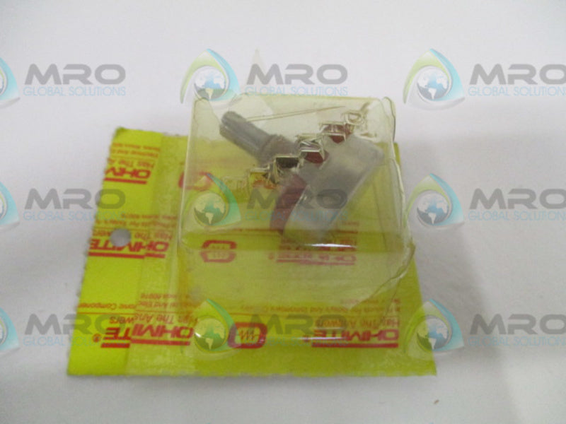 OHMITE CMU2531 POTENTIOMETER OMHS:25K (MISSING ACCESSORIES) *NEW NO BOX*