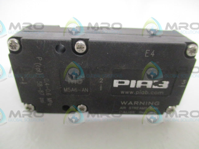 PIAB M5A6-AN MINI VACUUM PUMP (AS PICTURED) *USED*