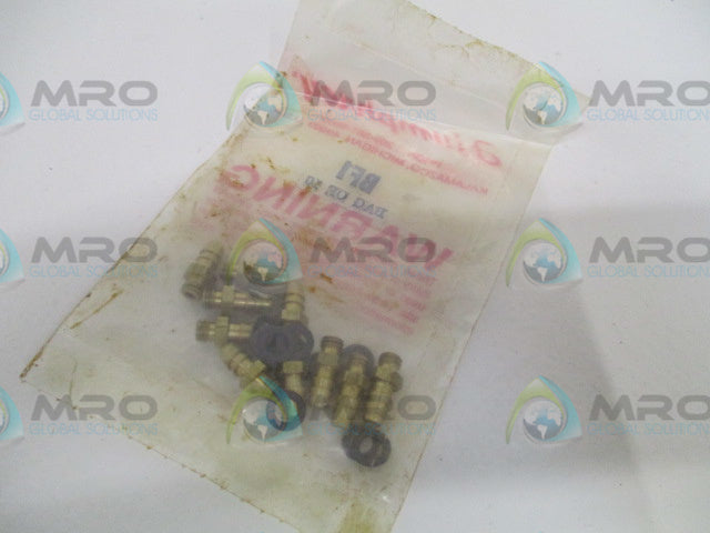 HUMPHREY BF1 MINI FITTING HOSE BARRED (PKG OF 10) *NEW IN FACTORY BAG*
