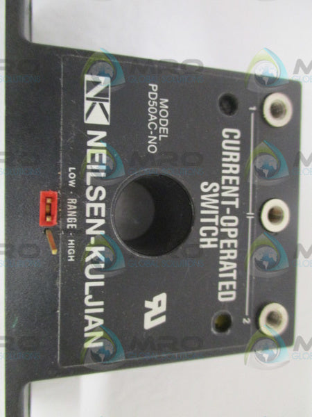 NEILSEN-KULJIAN PD50AC-NO CURRENT-OPERATED SWITCH *USED*