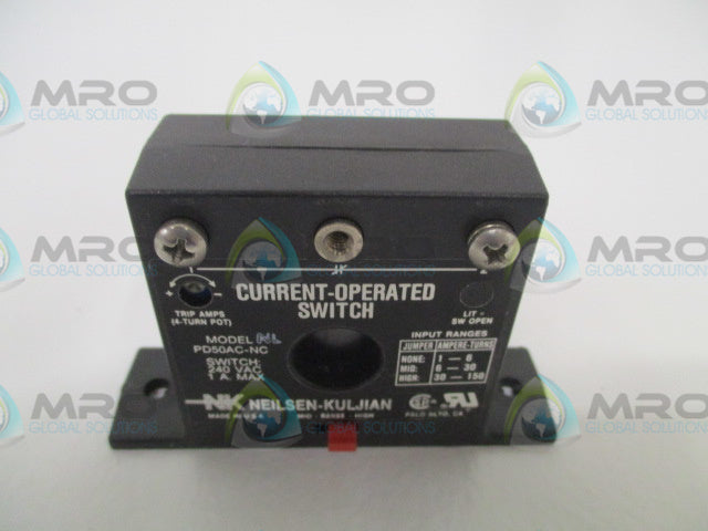 NEILSEN-KULJIAN NL-PD50AC-NC CURRENT-OPERATED SWITCH  *NEW NO BOX*