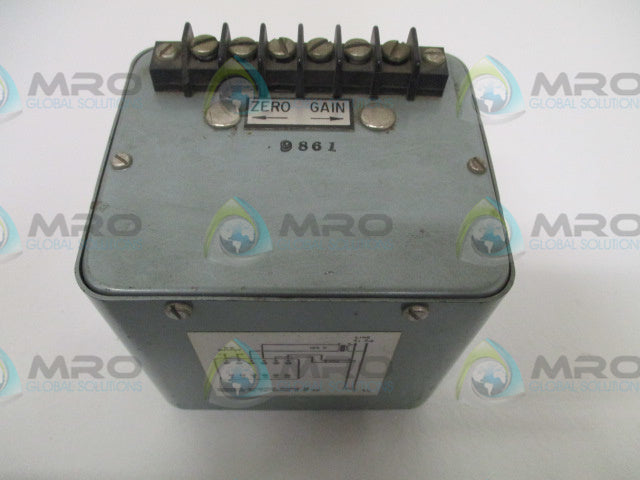 SCIENTIFIC COLUMBUS HALLTIPLIER WT5C5-A4 WATT TRANSDUCER 0-120VAC *USED*