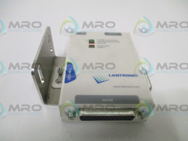 LANTRONIX UDS100-02 DEVICE SERVER W/ BRACKET *USED*