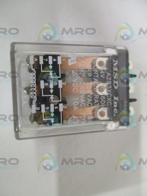 MSD A283XCXC RELAY 28VDC *NEW IN BOX*