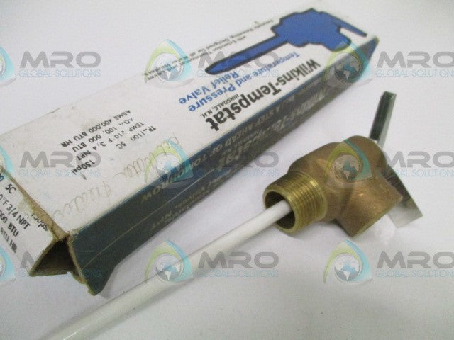 WILKINS-TEMPSTAT TP-1100-5C TEMP. AND PRESSURE RELIEF VALVE 210F *NEW IN BOX*