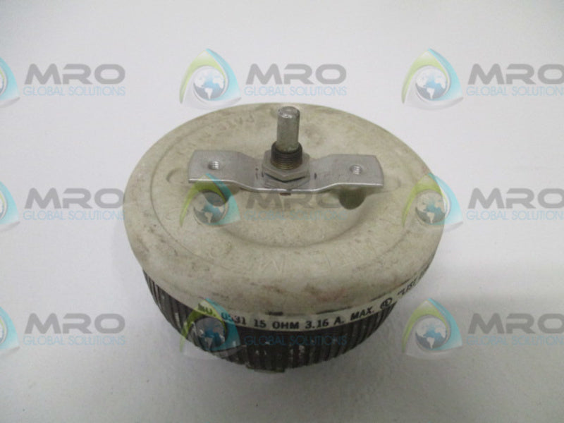 OHMITE 0531 RHEOSTAT 15OHMS *NEW NO BOX*