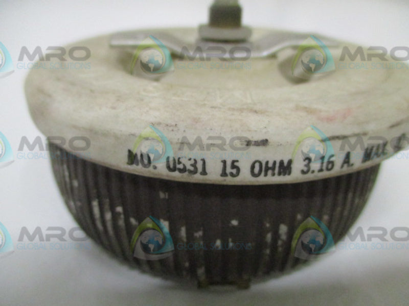 OHMITE 0531 RHEOSTAT 15OHMS *NEW NO BOX*