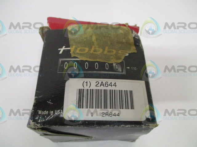 HOBBS 2A644 HOUR METER 12-60VDC *NEW IN BOX*