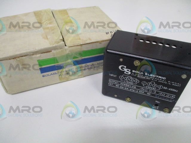 SOLA 83-24-212-2 POWER SUPPLYU 24V *NEW IN BOX*
