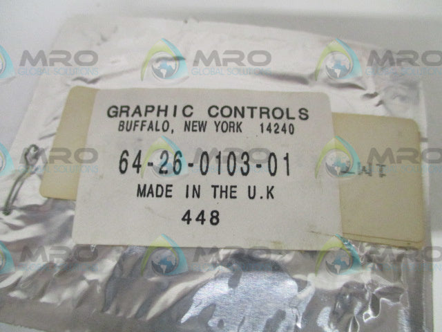 GRAPHIC CONTROLS 64-26-0103-01 BLUE CHART PEN *NEW IN ORIGINAL PACKAGE*
