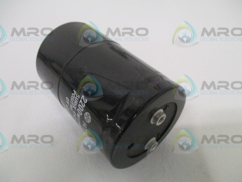 GENERAL ELECTRIC HCGF3A CAPACITOR 2200MFD 400VDC *NEW NO BOX*
