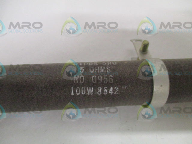 OHMITE D100K5R0 WIREWOUND RESISTOR (0956) 5OHMS 100W *NEW NO BOX*