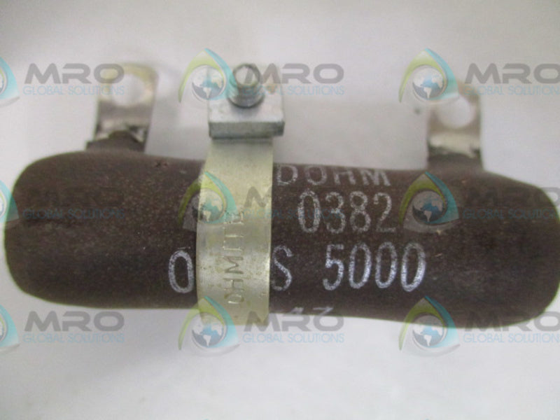 OHMITE 0382 RESISTOR 25W 5000OHMS *NEW IN BOX*