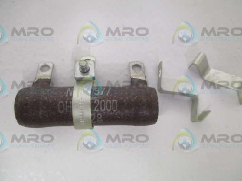 OHMITE 0377 RESISTOR 25W 2,000OHMS *NEW IN BOX*