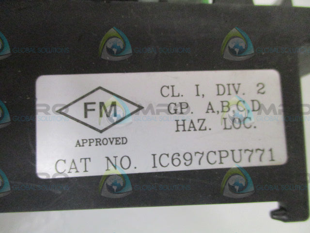 GE FANUC IC697CPU771  CPU MODULE (REPAIRED-AS PICTURED) *USED*