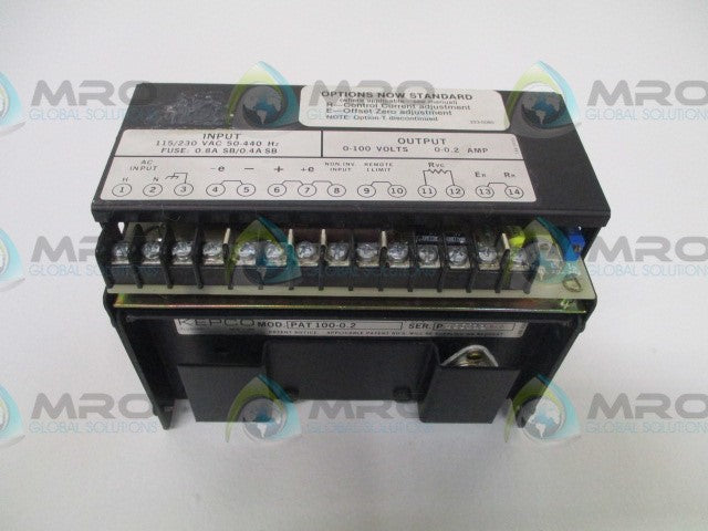 KEPCO PAT100-0.2 POWER SUPPLY *NEW IN BOX*
