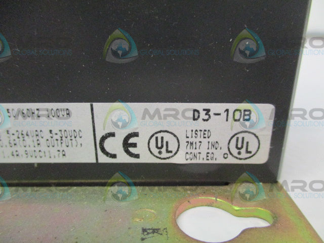 PLC DIRECT D3-10B RACK 10SLOT W/ POWER SUPPLY *NEW NO BOX*