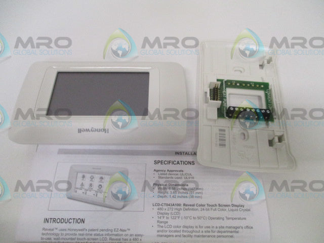 HONEYWELL LCD-CT043A100 LCD TOUCHSCREEN DISPLAY *NEW IN BOX*