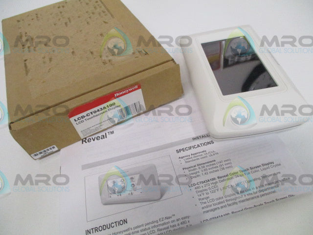 HONEYWELL LCD-CT043A100 LCD TOUCHSCREEN DISPLAY *NEW IN BOX*