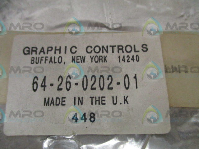 GRAPHIC CONTROLS 64-26-0202-01 CHART RECORDER PEN RED *NEW IN ORIGINAL PACKAGE*