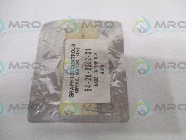 GRAPHIC CONTROLS 64-26-0202-01 CHART RECORDER PEN RED *NEW IN ORIGINAL PACKAGE*