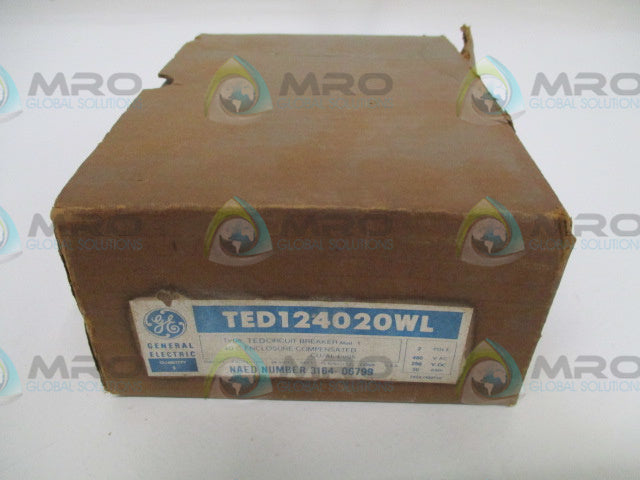 GENERAL ELECTRIC TED124020WL CIRCUIT BREAKER 20A *NEW IN BOX*