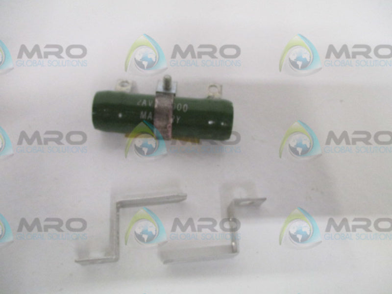 MALLORY 2AV-10000 ADJUSTABLE RESISTOR 10000OHMS 25W *NEW IN BOX*