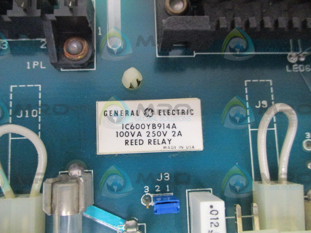 GENERAL ELECTRIC IC600YB914A REED RELAY MODULE 100VA 250V 2A (REPAIRED) *USED*