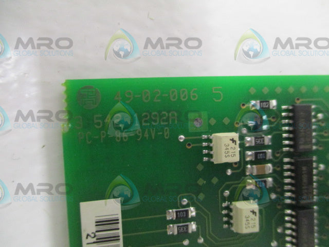 PC 35421292A OUTPUT BOARD *NEW NO BOX*