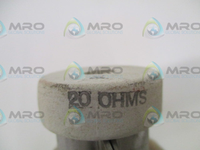 ZENAR 20OHMS RESISTOR *NEW NO BOX*