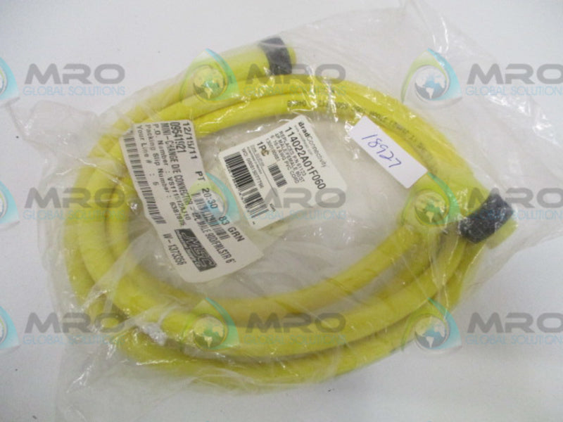 BRAD CONNECTIVITY 114022A01F060  MALE/FEMALE 4P CORD * NEW IN FACTORY BAG *