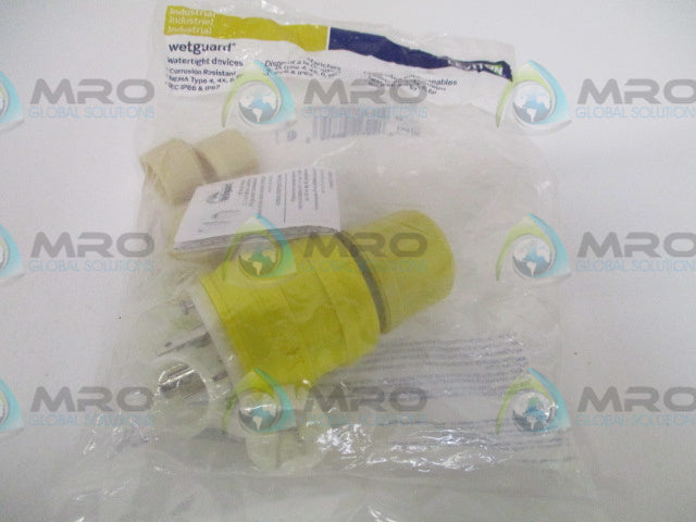 LEVITON WETGUARD 26W75 LOCKING PLUG *NEW IN FACTORY BAG*