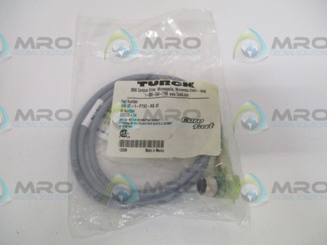 TURCK WK4T-1-P7X2-RS4T EUROFAST MOLDED CORDSET *NEW IN FACTORY BAG*