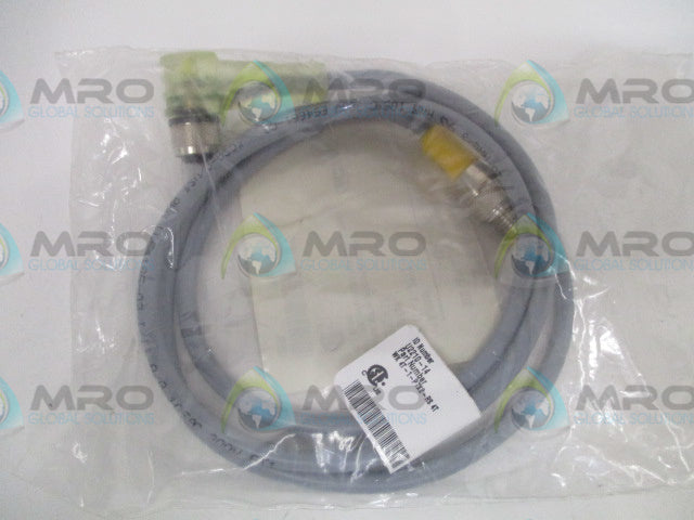 TURCK WK4T-1-P7X2-RS4T EUROFAST MOLDED CORDSET *NEW IN FACTORY BAG*