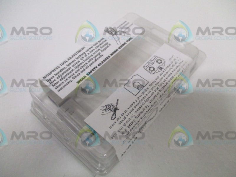 NICOPRESS 168-6-VP STAINLESS OVAL SLEEVES (PKG 2) * NEW IN ORIGINAL PACKAGE *