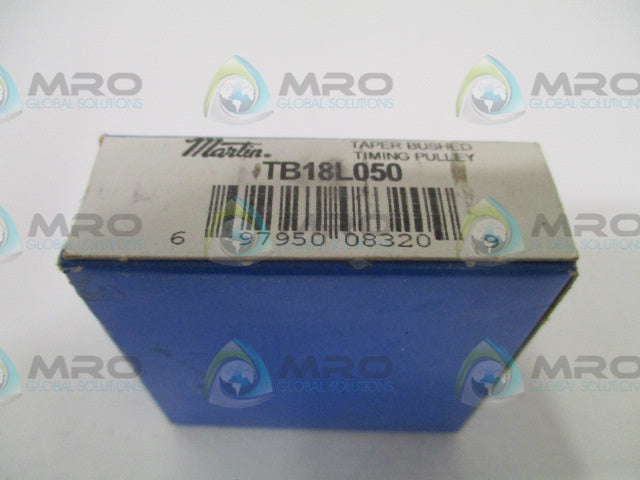 MARTIN TB18L050 TAPER BUSHED TIMING PULLEY *FACTORY SEALED*