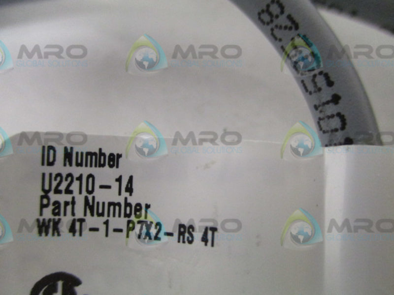 TURCK WK4T-1-P7X2-RS-4T EUROFAST MOLDED CORDSET *NEW NO BOX*
