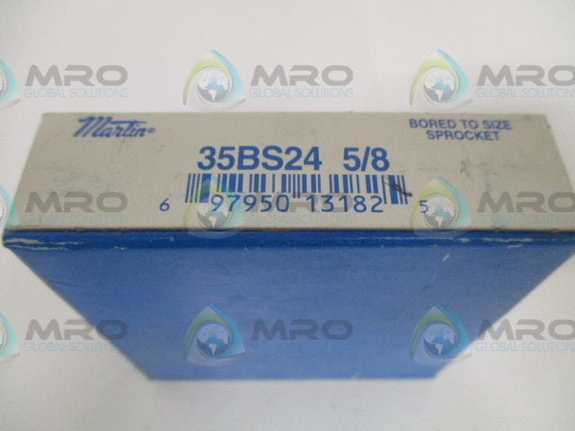 MARTIN 35BS24 5/8 BORED TO SIZE SPROCKET *FACTORY SEALED*