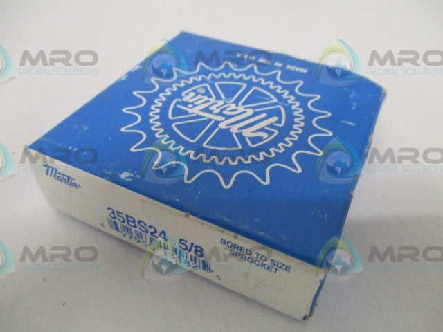 MARTIN 35BS24 5/8 BORED TO SIZE SPROCKET *FACTORY SEALED*