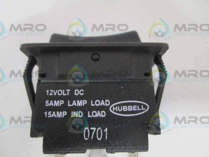 HUBBELL 0701 INDICATOR LAMP SWITCH 12V *NEW NO BOX*