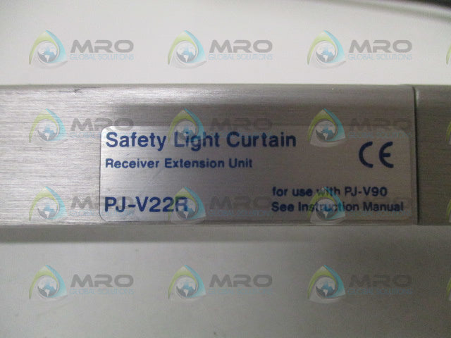 KEYENCE PJ-V22R w/ PJ-V20R SAFETY LIGHT CURTAIN RECEIVER *USED*