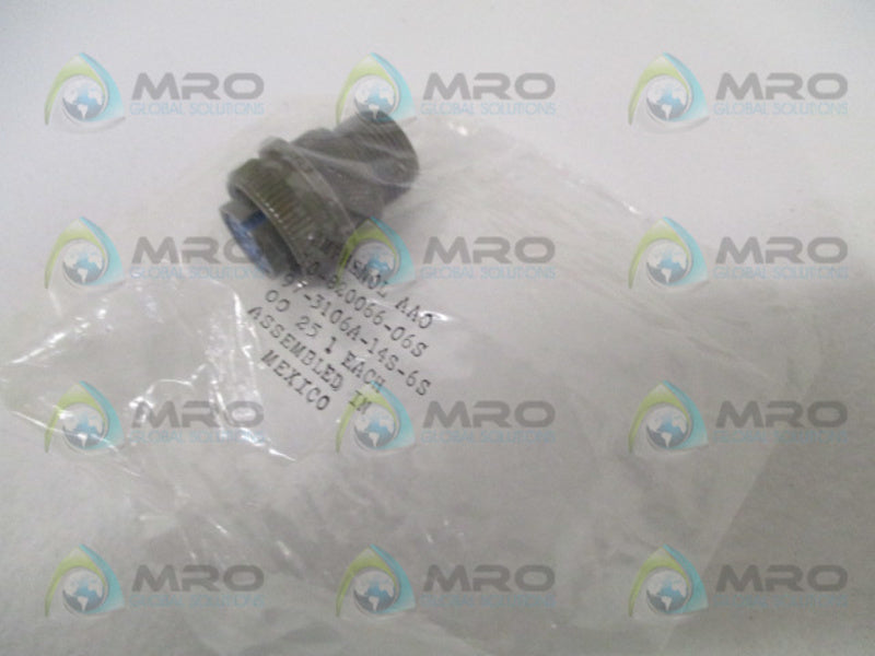 AMPHENOL 97-3106A-14S-6S CIRCULAR CONNECTOR PLUG * NEW IN FACTORY BAG *