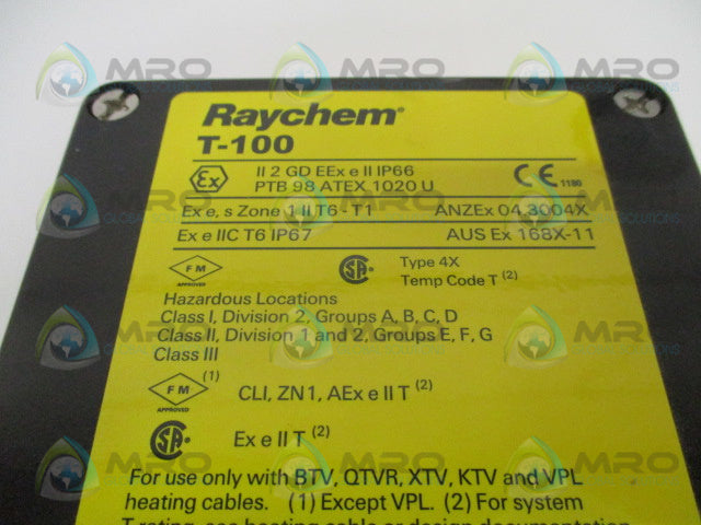 TYCO RAYCHEM T-100 447379-000 SPLICE & TEE KIT (MISSING ACCES.) *NEW IN BOX*