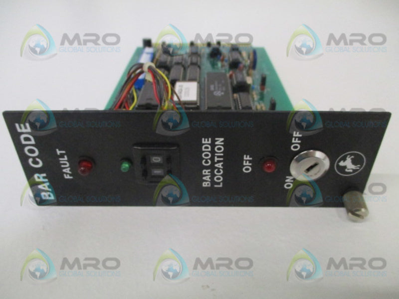NSNP JERSEY MACHINE SA320-785F BAR CODE DETECTOR (NO KEYS) NSNP