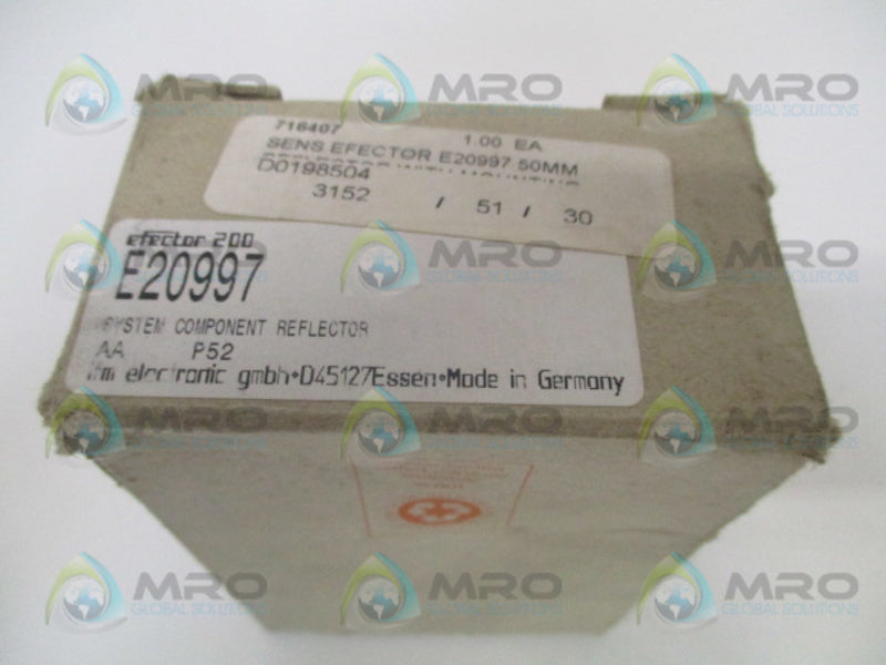 IFM EFECTOR E20997 MOUNTING SET (MISSING ACCESSORIES) NSMP