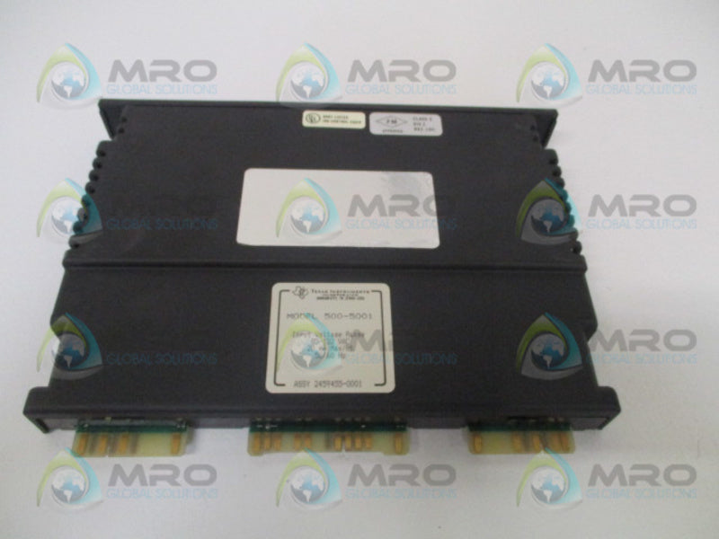 TEXAS INSTRUMENTS 500-5001 INPUT MODULE (REPAIRED) UNMP