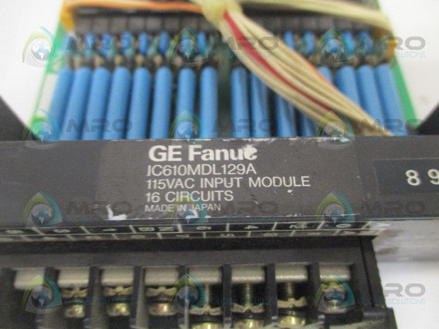 GE FANUC IC610MDL129A INPUT MODULE *USED*