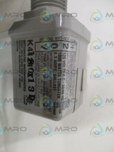 INTERMATIC K4121C PHOTOELECTRIC CONTROL 120V (MISSING ACCESSORIES) NSMP