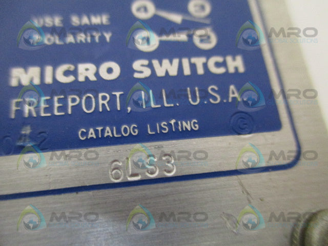MICROSWITCH 6LS3 LIMIT SWITCH (GREY) *NEW NO BOX*